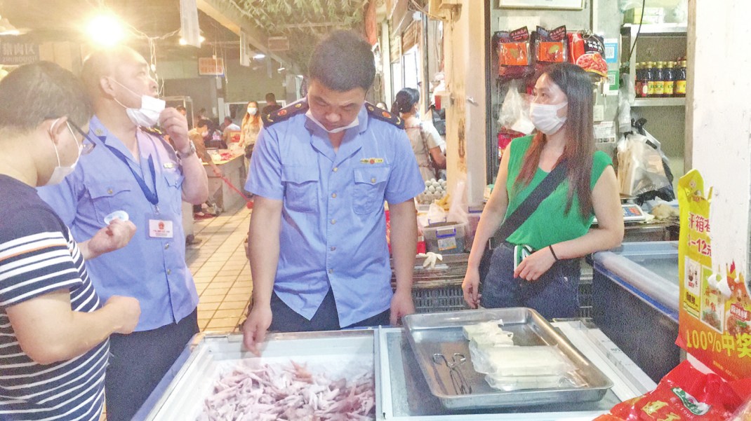 銅仁市玉屏縣市場監管局開展冷鏈食品市場專項檢查